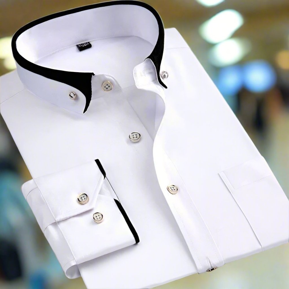 Adalbert | Classic cotton shirt with long sleeves