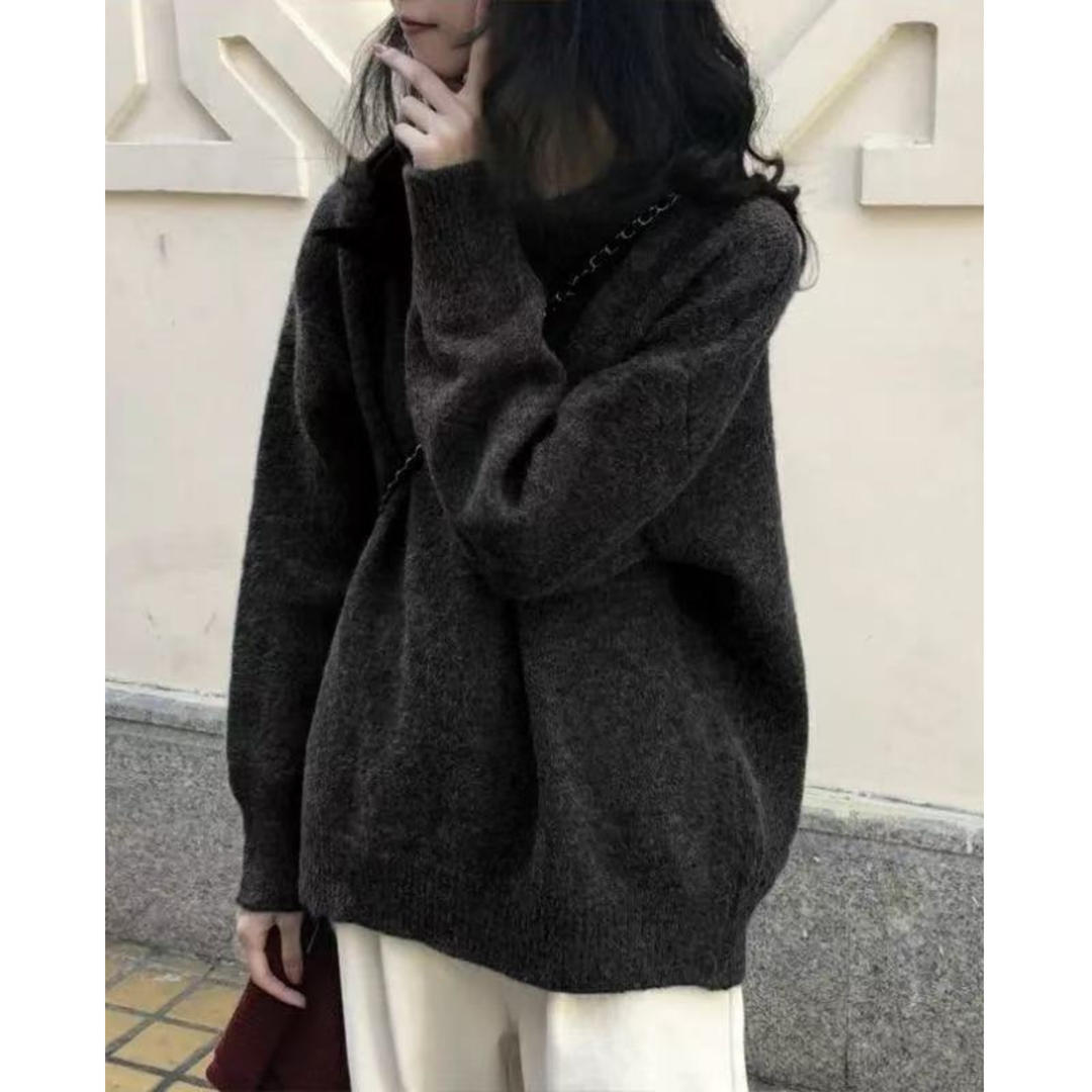 MIRIELLE™ - Comfy Long Sleeve Round Neck Sweater