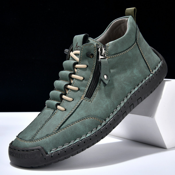 Christian™ | Men's Nubuck Shoes with Zip