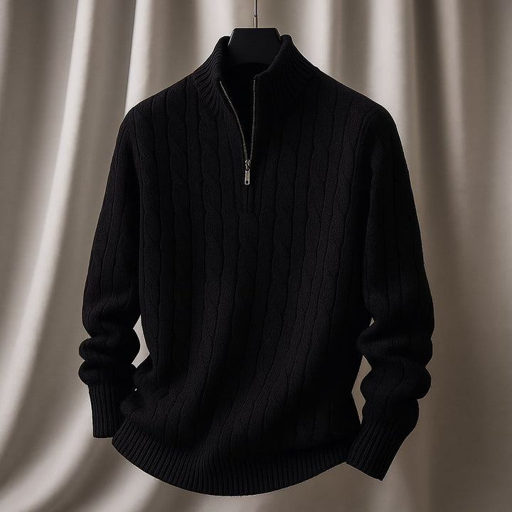 Silvio Cable Half-Zip Sweater
