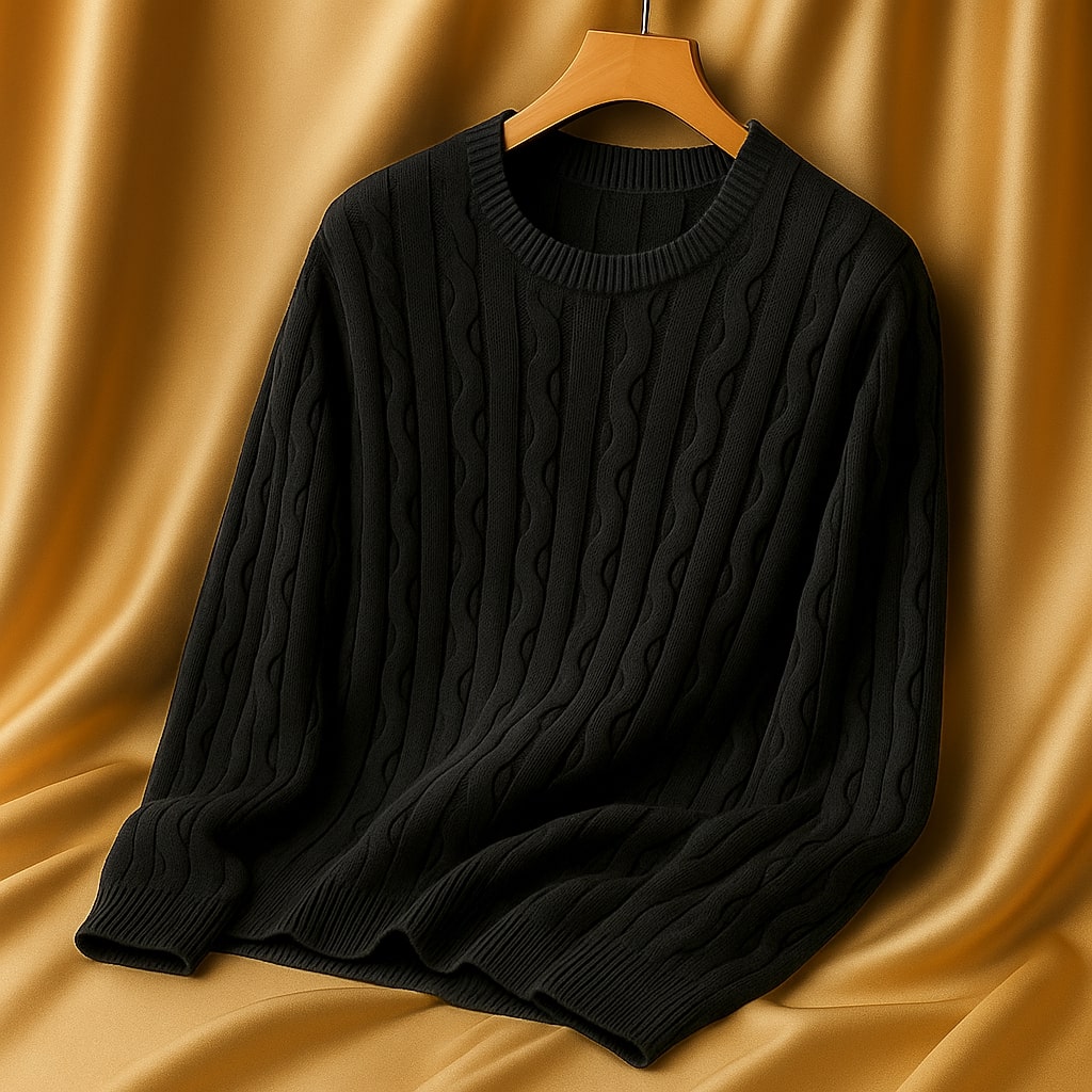 Adriano Cable Knit Sweater
