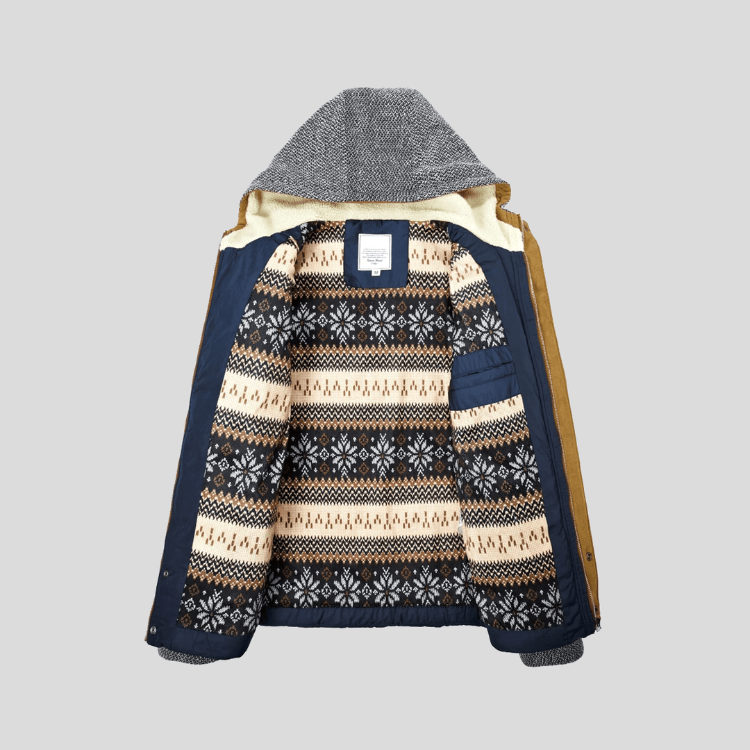 Louie | Quilted Winter Jacket with Hood