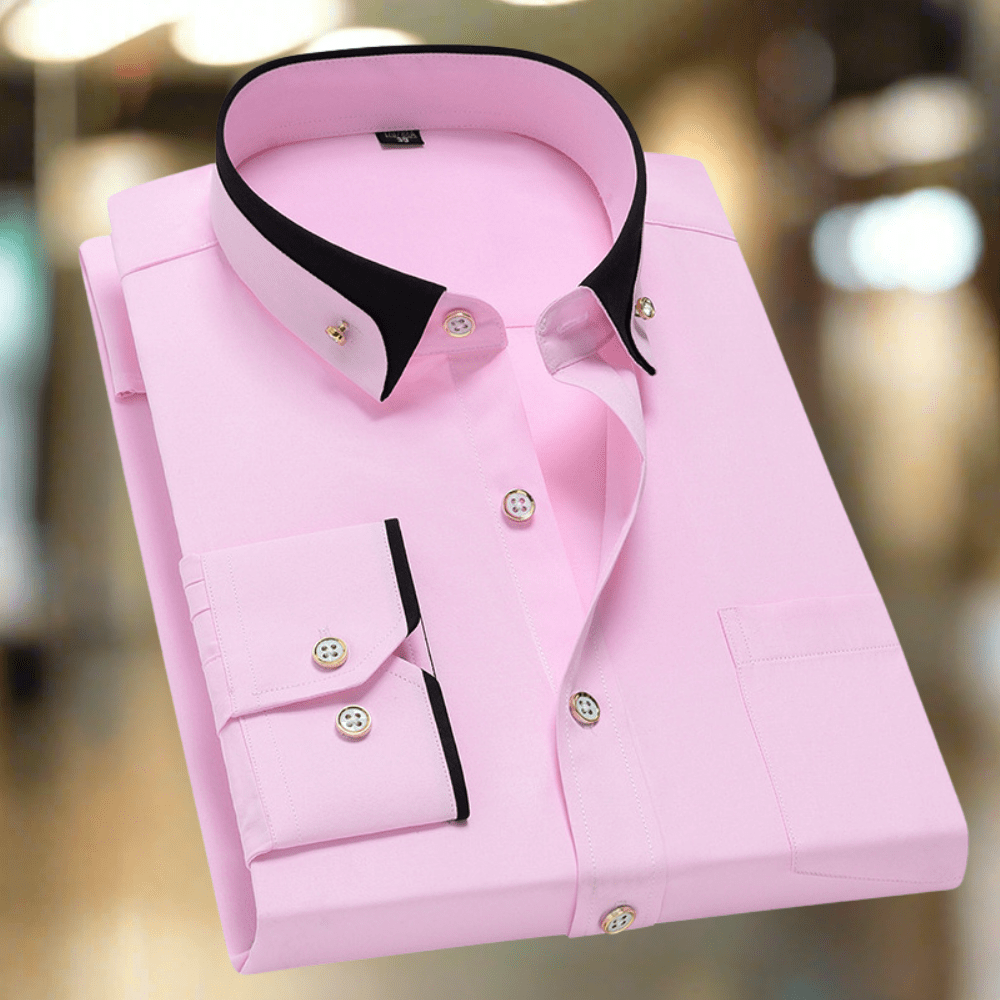 Adalbert | Classic cotton shirt with long sleeves