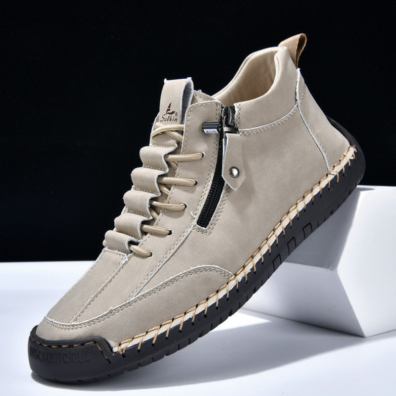 Christian™ | Men's Nubuck Shoes with Zip