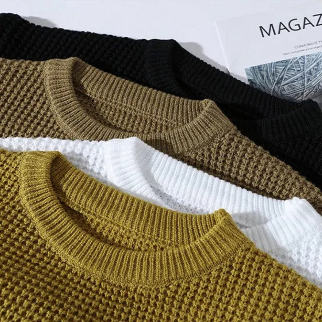 Brandon | Premium Honeycomb Sweater