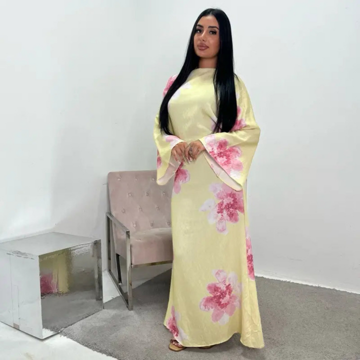 ALON™ – Modest Floral Loose Fit Maxi Dress