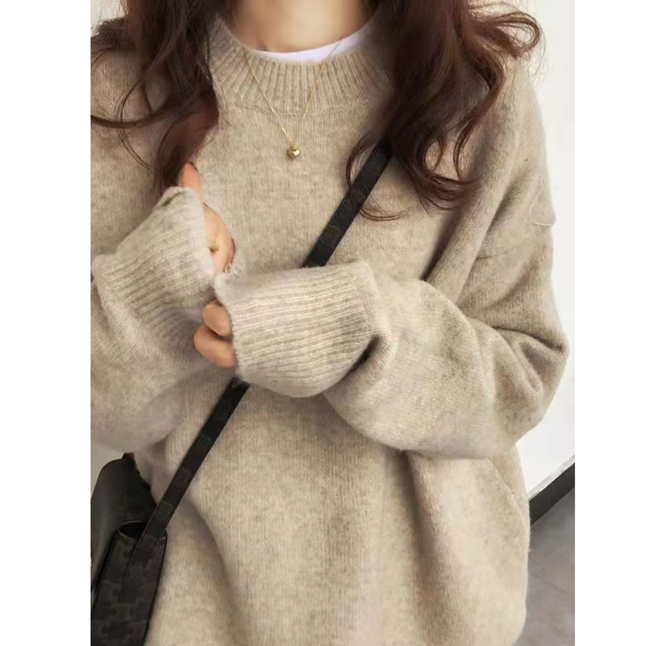 MIRIELLE™ - Comfy Long Sleeve Round Neck Sweater