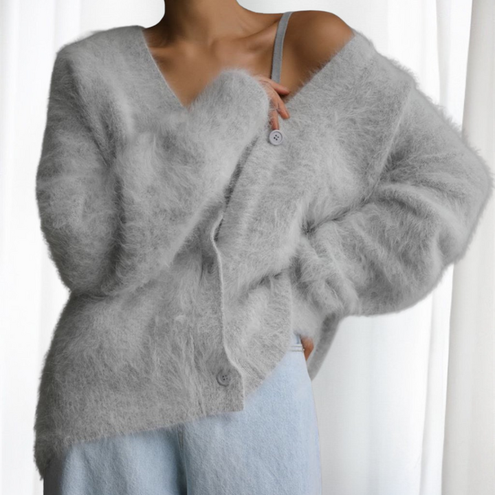 QUINCY™ - Comfy Button Front Drop Shoulder Cardigan
