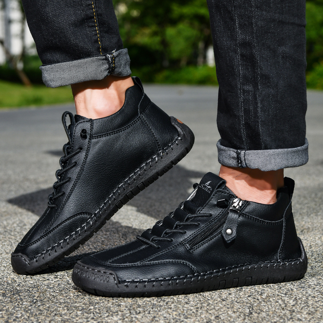 Christian™ | Men's Nubuck Shoes with Zip