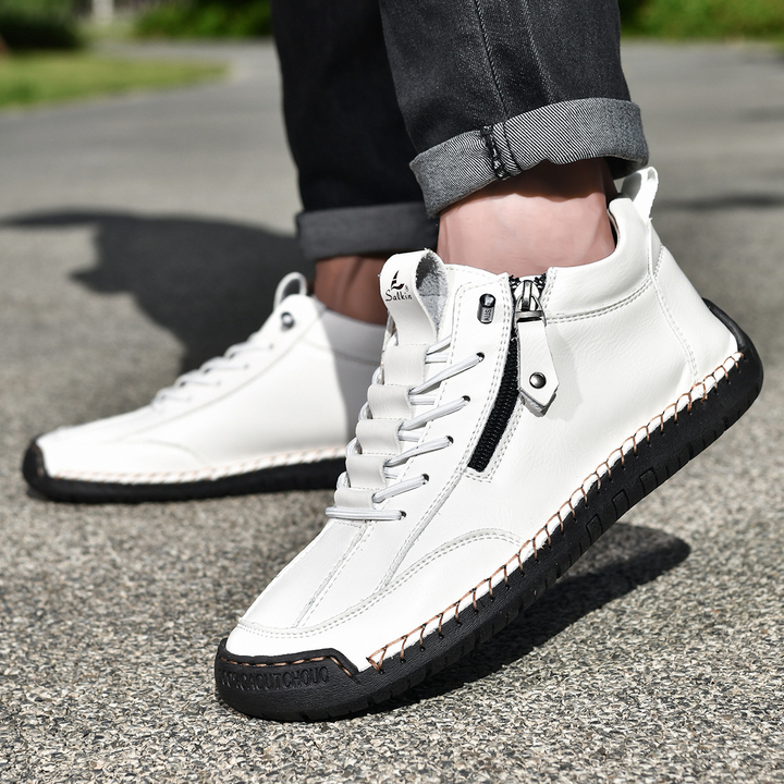 Christian™ | Men's Nubuck Shoes with Zip