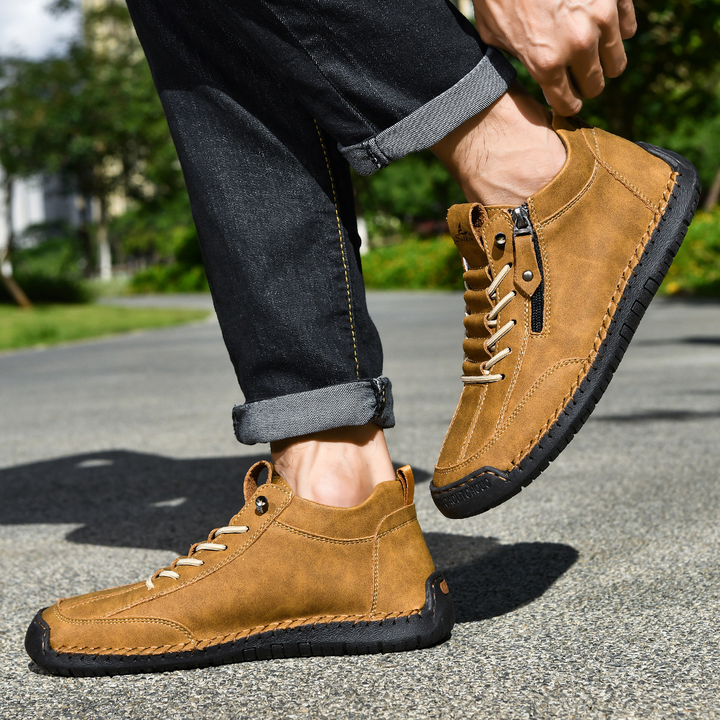 Christian™ | Men's Nubuck Shoes with Zip