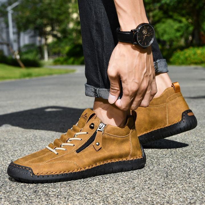 Christian™ | Men's Nubuck Shoes with Zip