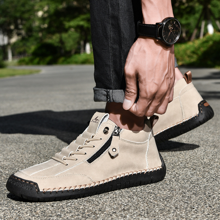 Christian™ | Men's Nubuck Shoes with Zip