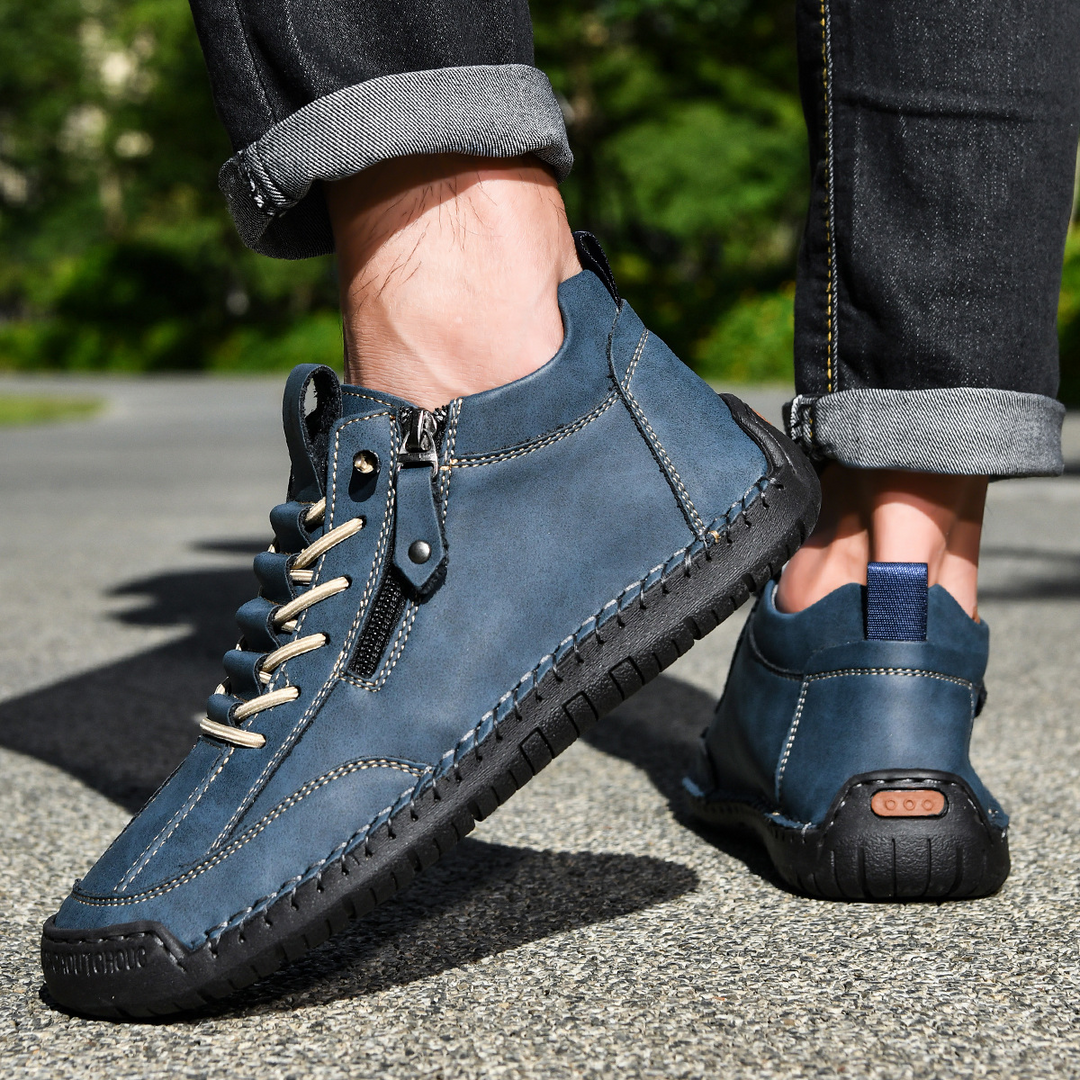 Christian™ | Men's Nubuck Shoes with Zip