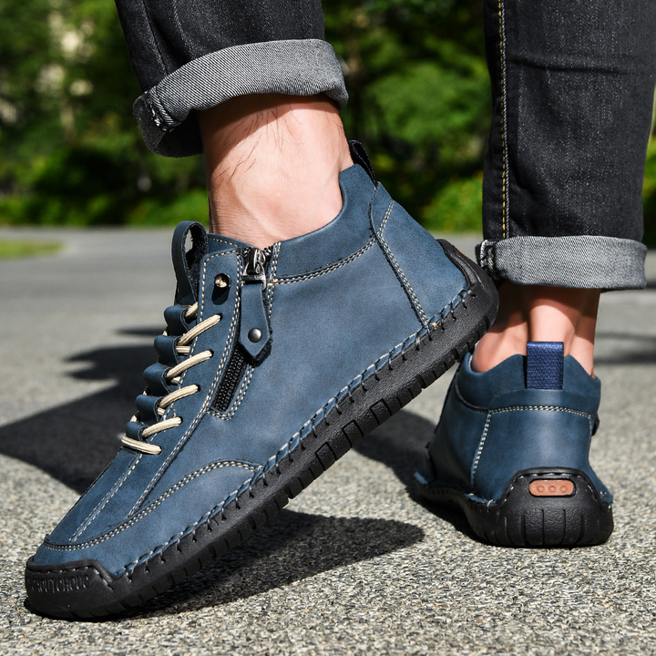 Christian™ | Men's Nubuck Shoes with Zip