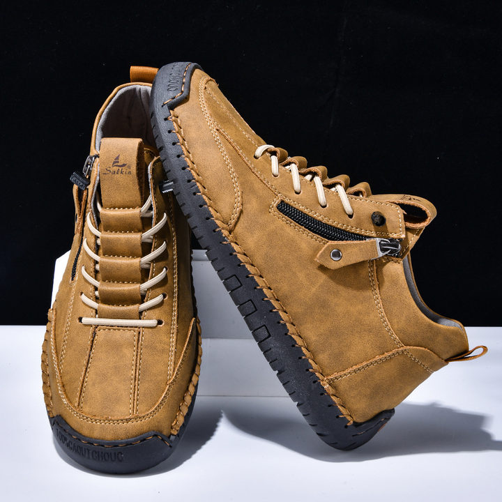 Christian™ | Men's Nubuck Shoes with Zip
