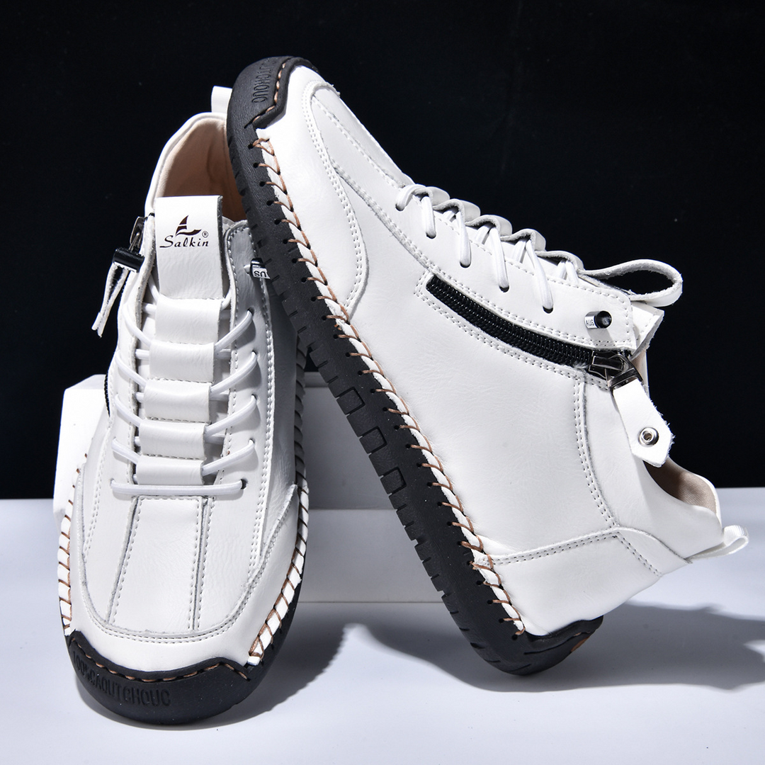 Christian™ | Men's Nubuck Shoes with Zip