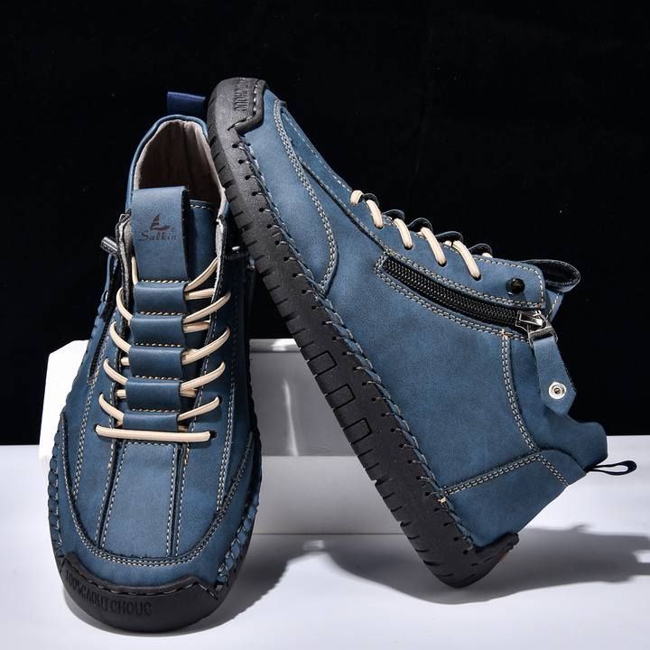 Christian™ | Men's Nubuck Shoes with Zip
