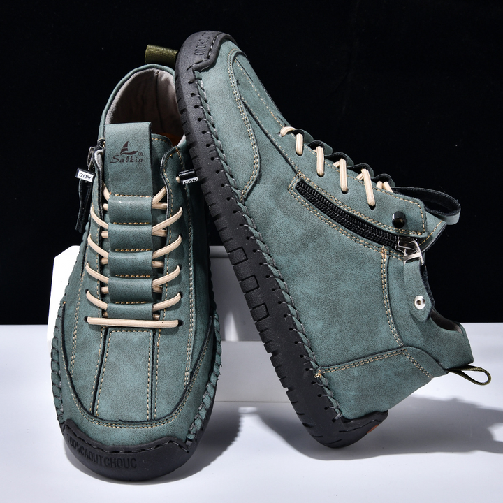 Christian™ | Men's Nubuck Shoes with Zip