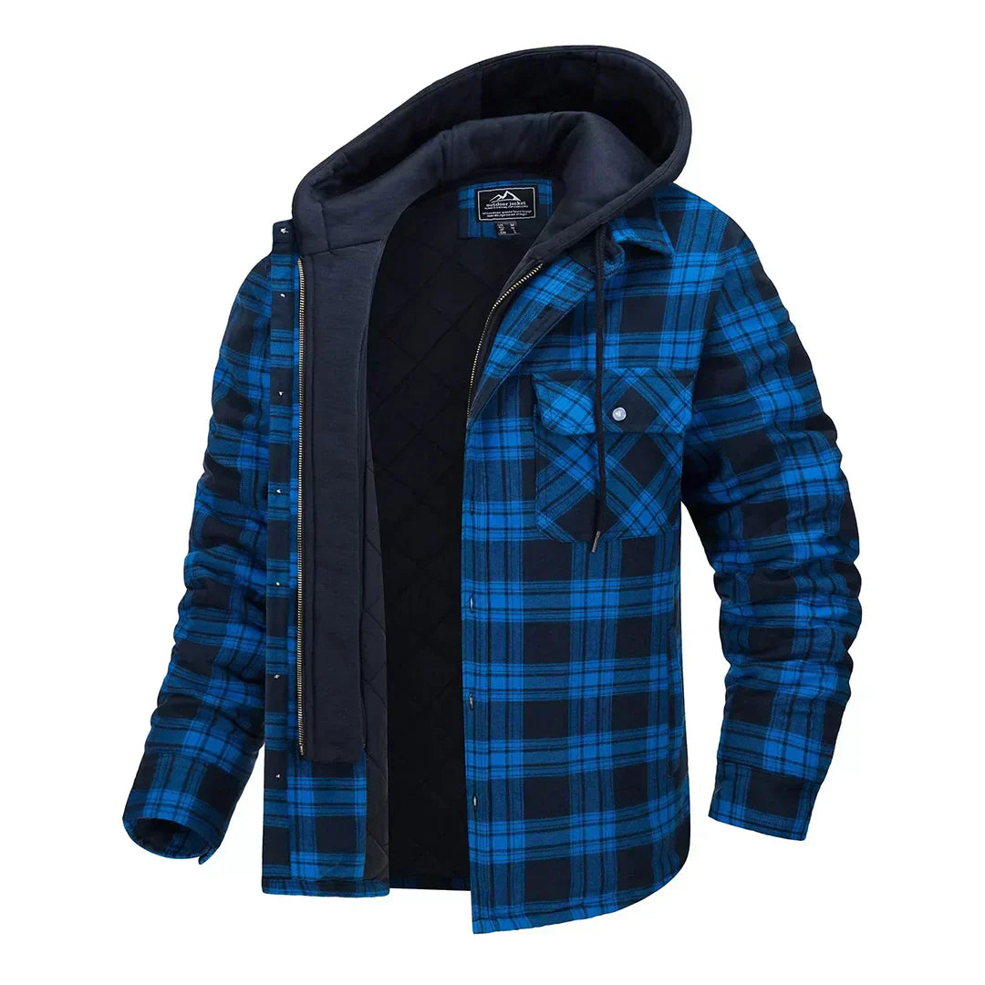 Joel | Checked Hooded Jacket