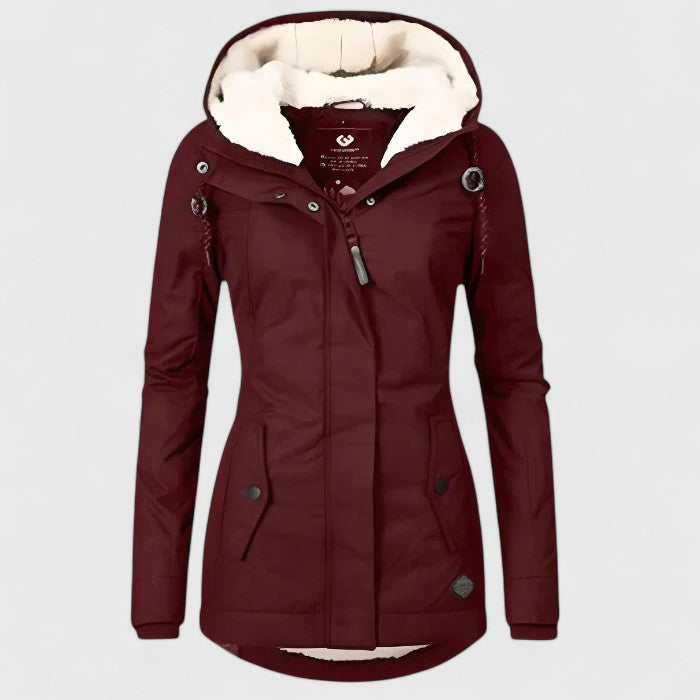 Amélie | Waterproof winter coat with hood