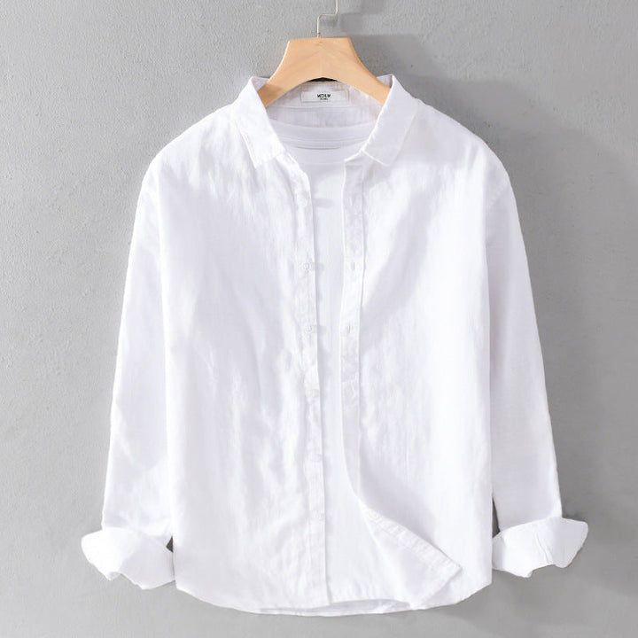 Marco Linen-Cotton Button Shirt