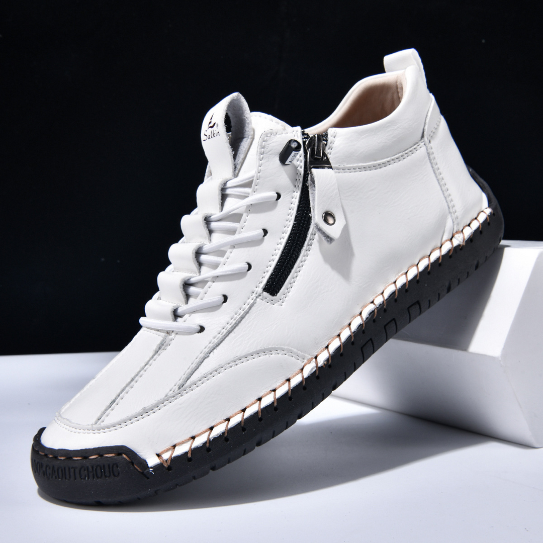 Christian™ | Men's Nubuck Shoes with Zip