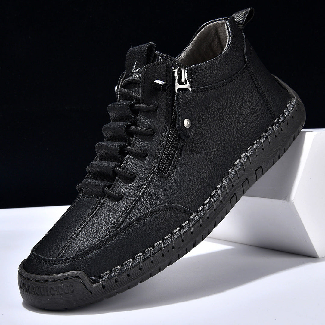 Christian™ | Men's Nubuck Shoes with Zip