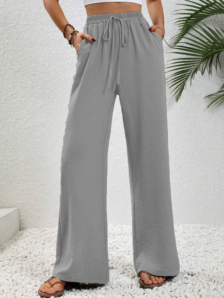 NIKU™ - Casual Wide Leg Drawstring Pants