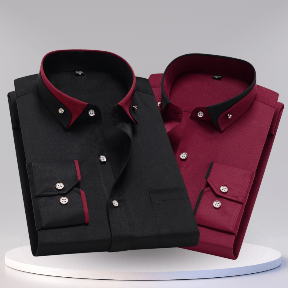 Adalbert | Classic cotton shirt with long sleeves