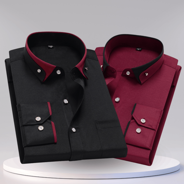 Adalbert | Classic cotton shirt with long sleeves