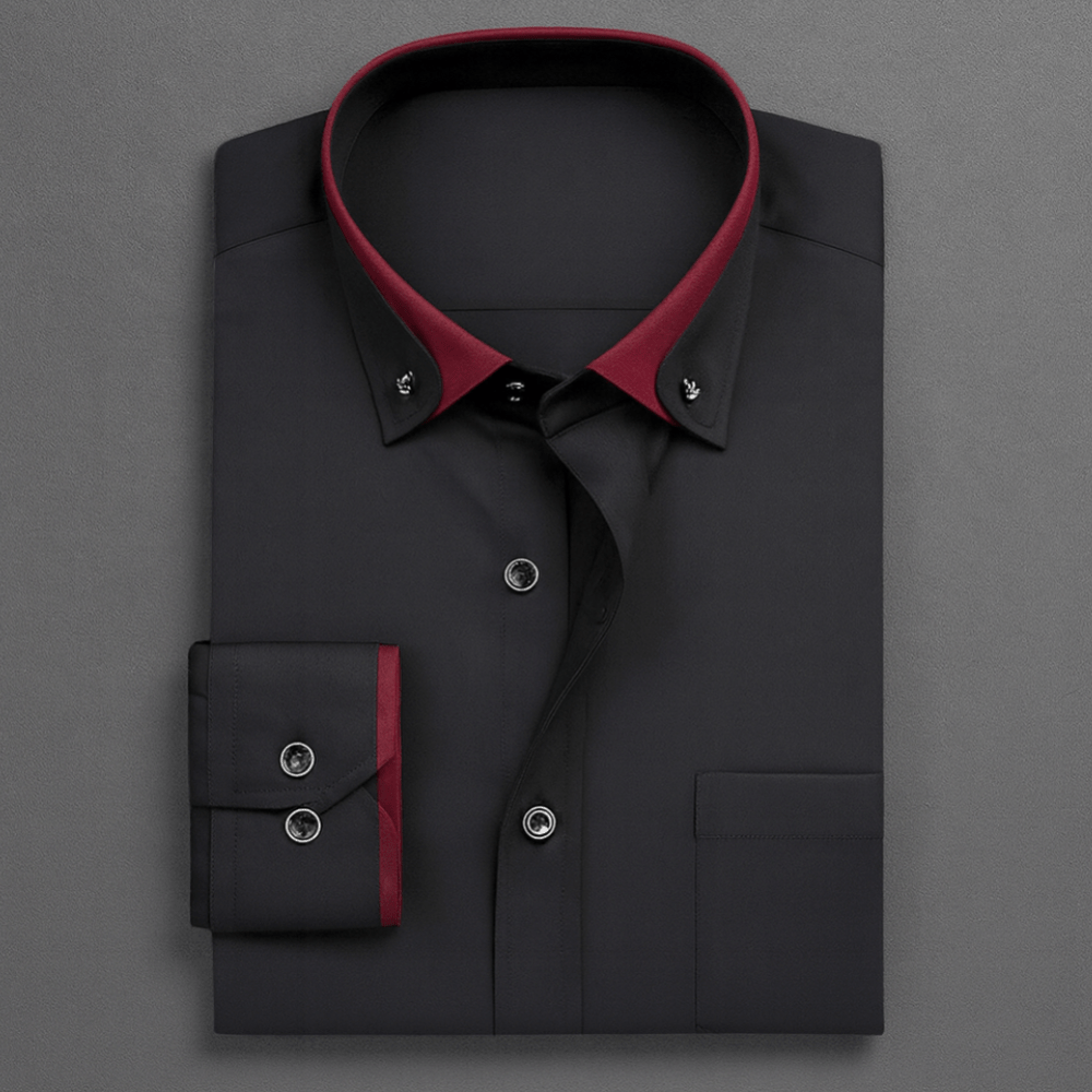 Adalbert | Classic cotton shirt with long sleeves