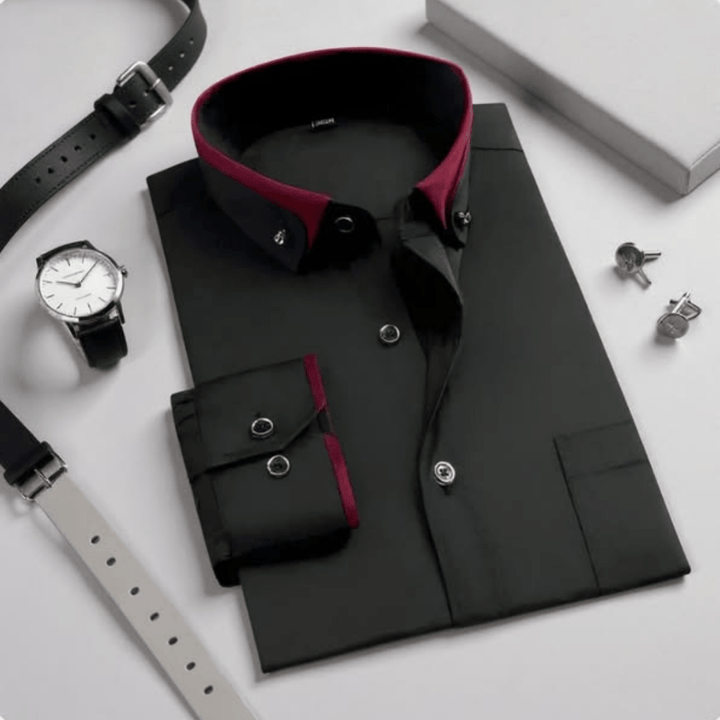 Adalbert | Classic cotton shirt with long sleeves