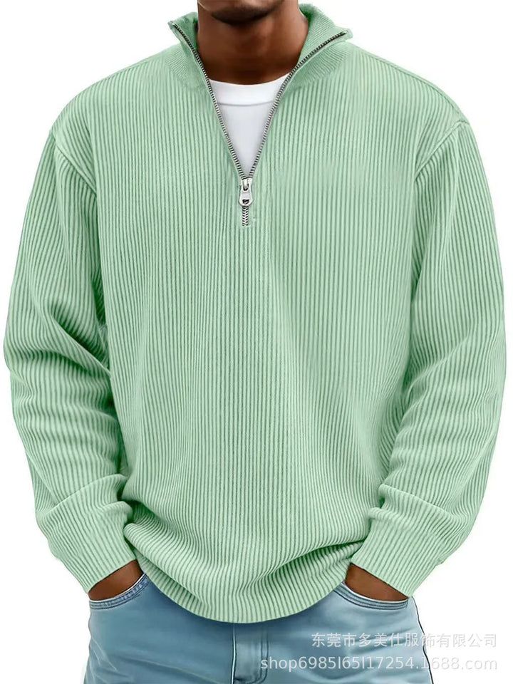 Calix™ | Modern men's jumper with half zip