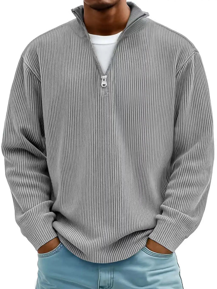 Calix™ | Modern men's jumper with half zip