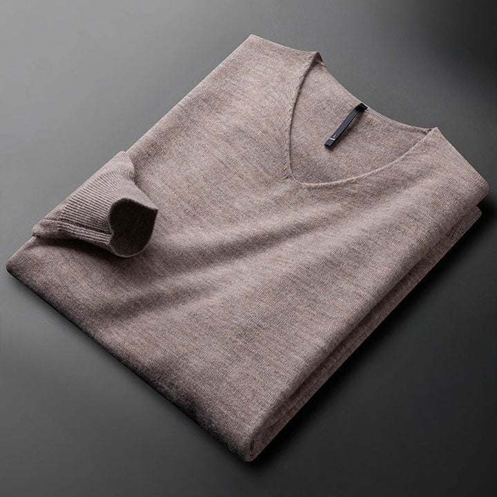 Matteo Wool-Cashmere V-Neck