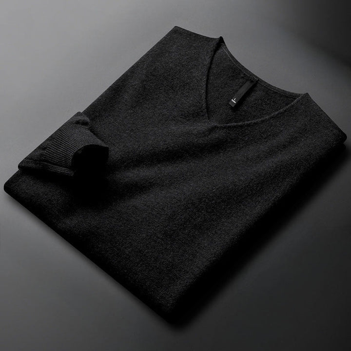 Matteo Wool-Cashmere V-Neck