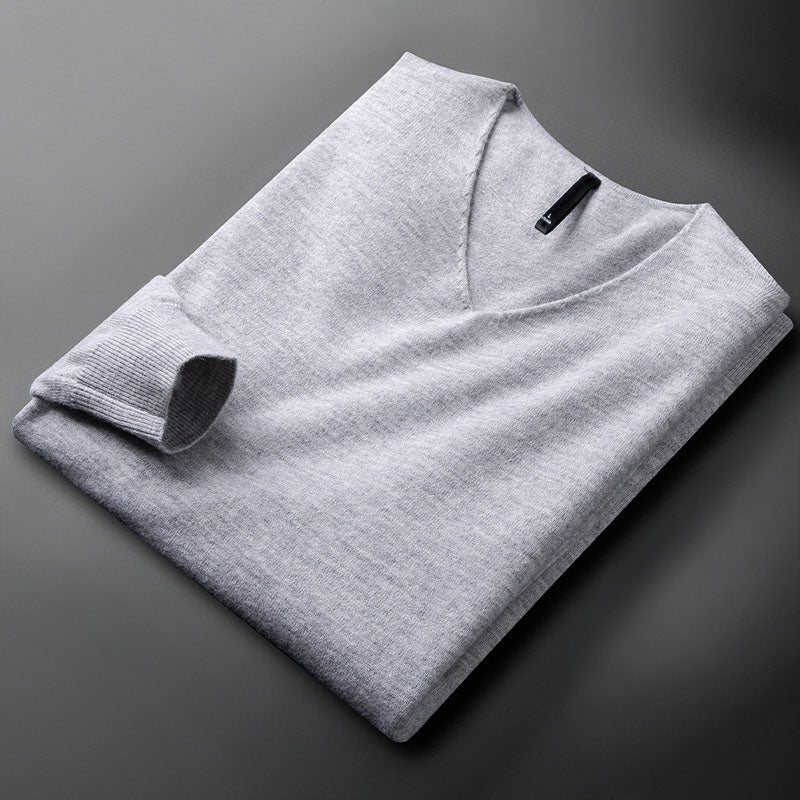 Matteo Wool-Cashmere V-Neck