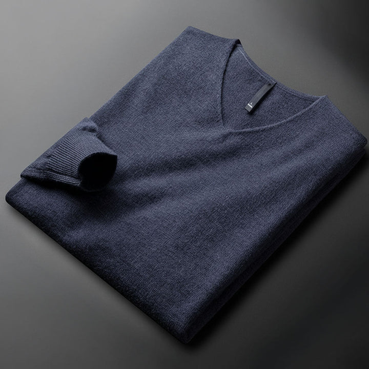 Matteo Wool-Cashmere V-Neck