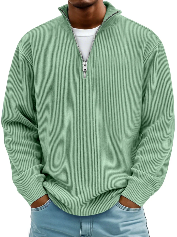 Calix™ | Modern men's jumper with half zip