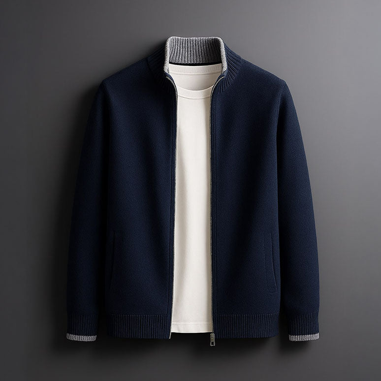 Noel | KNITTED JACKET WITH ZIP